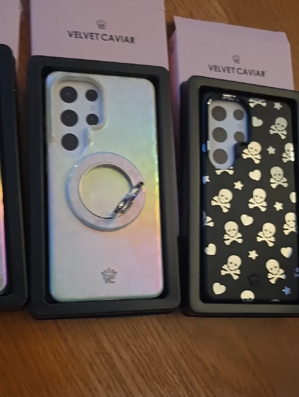 NEW✨️Velvet Caviar Samsung S26 Ultra 4 Cases Holographic Phone Cases with Ring